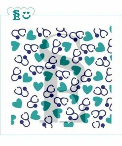 Stencil Expression Stencils Stethoscope 2 Piece Set SE Stencil