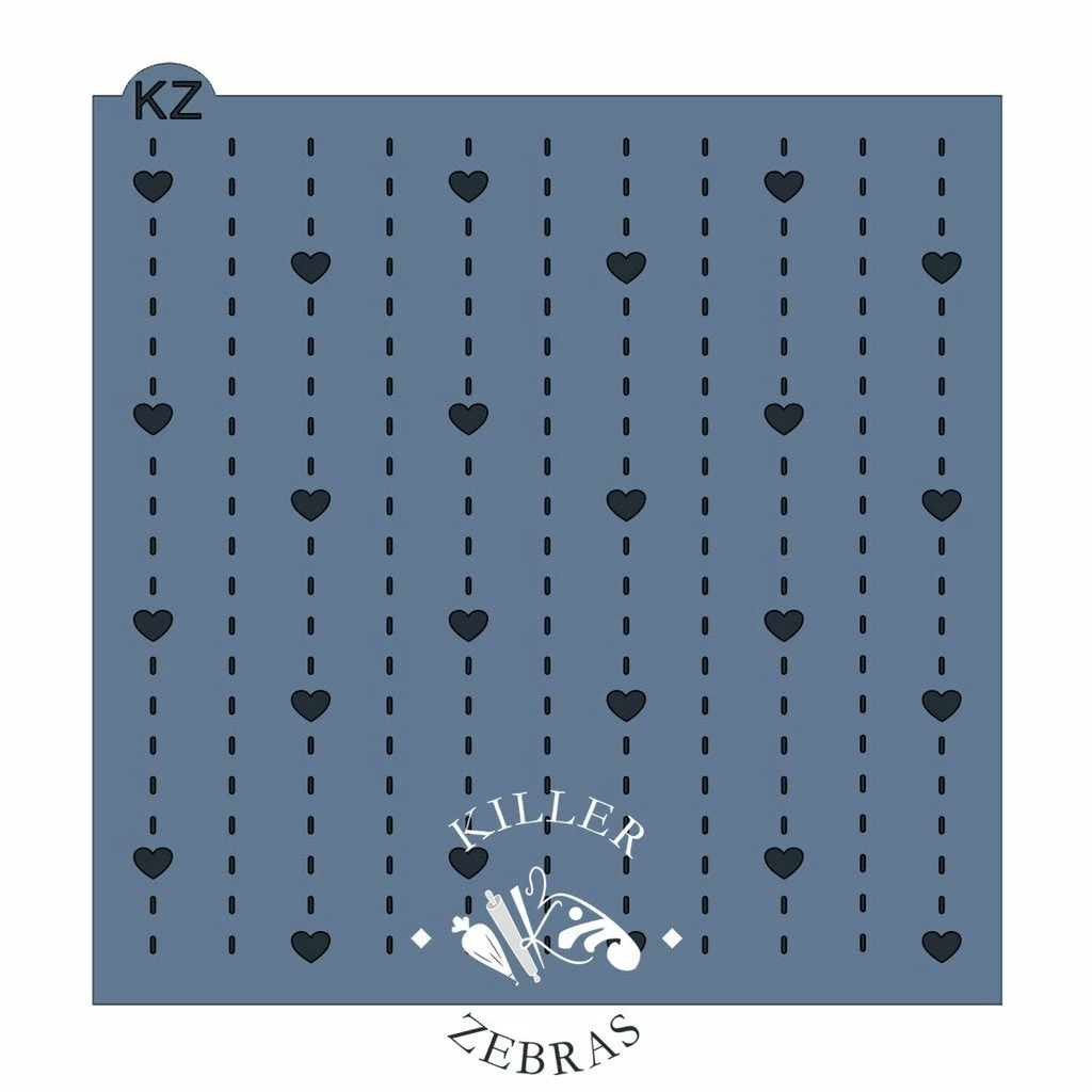 Killer Zebras Stitched With Love KZ Stencil Stencils 3 Killer Zebras Stitched With Love KZ Stencil Stencils