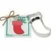 Ann Clark Stocking With Tag Cookie Cutter
