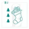 Stencil Expression Christmas Stocking PYO SE Stencil Stencils
