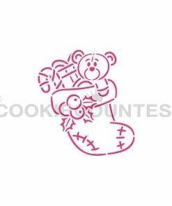 Cookie Countess Holiday Stocking PYO/by Zee Will Draw Stencils