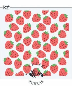 Killer Zebras Strawberry 3pc KZ Stencil Stencils