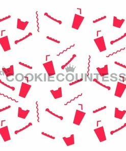 Cookie Countess Stencils Summer Food 3pc Stencil Set 9 Cookie Countess Stencils Summer Food 3pc Stencil Set