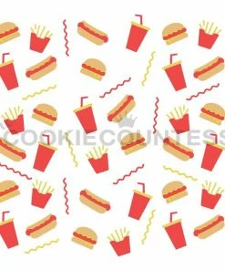 Cookie Countess Stencils Summer Food 3pc Stencil Set