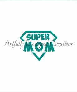 Bee Baked Art Stencils Super Mom ADC Stencil