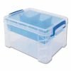 Ck Products Super Stacker Divided Storage Box With Removable Tray