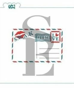 Stencil Expression Stencils S.W.A.K. Valentine's Day Postcard 3pc SE Stencil