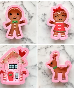 Flour Box Bakery Sweet Gingerbread Cookie Cutter Set