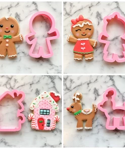 Flour Box Bakery Sweet Gingerbread Cookie Cutter Set