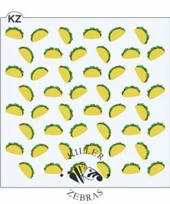 Killer Zebras Tacos 3pc KZ Stencil Stencils