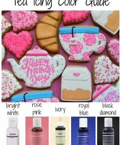 Flour Box Bakery Cutters Mother's Day Tea Cookie Decorating Kit