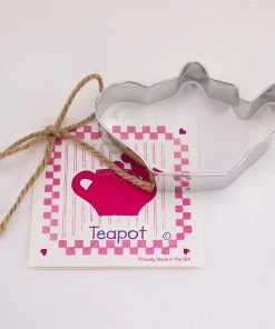 Ann Clark Tea Pot With Tag Cookie Cutter Cutters