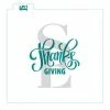Stencil Expression Thanksgiving Greeting SE Stencil Stencils