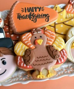 Flour Box Bakery Thanksgiving Cookie Decorating Kit Cutters