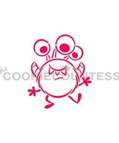 Cookie Countess Three Eyed Monster DWC/PYO Stencil