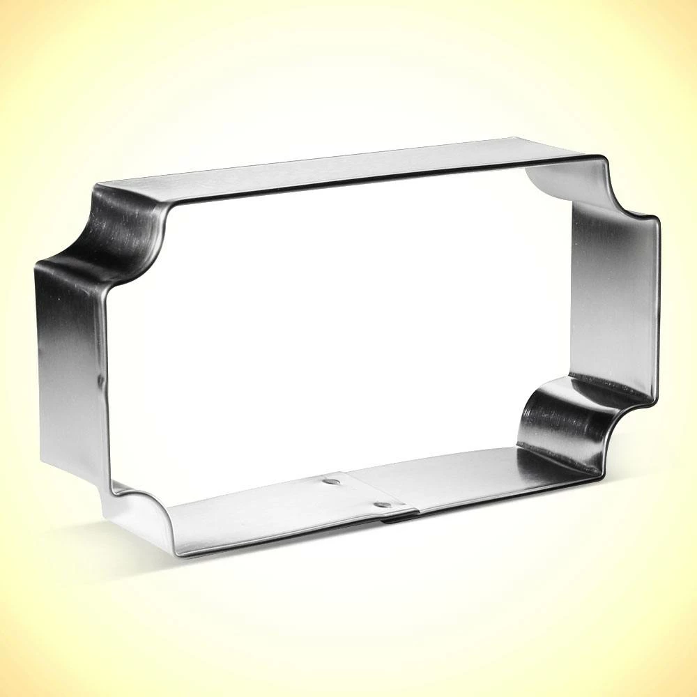 OTBP Ticket Plaque Cookie Cutter Cutters 3 OTBP Ticket Plaque Cookie Cutter Cutters