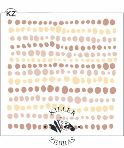 Killer Zebras Tie Dye Dots 3pc KZ Stencil Set