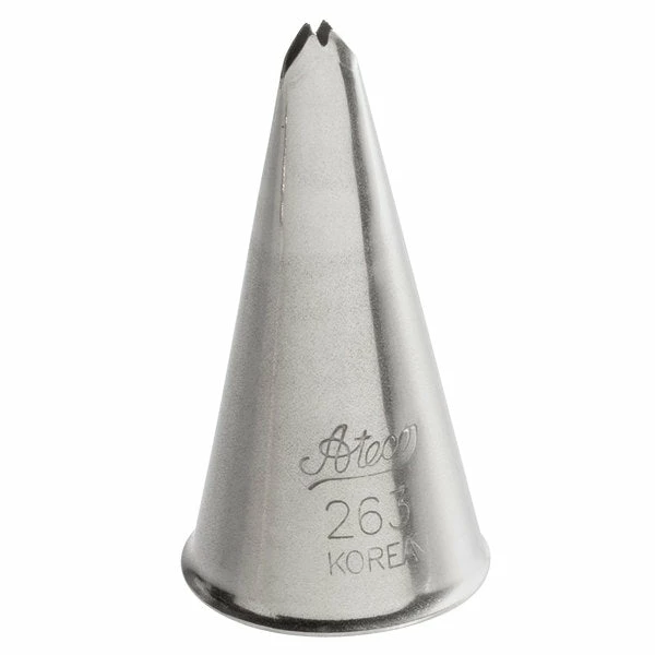 Ateco Tip #263 (similar To #65s) Small Leaf Supplies 3 Ateco Tip #263 (similar To #65s) Small Leaf Supplies