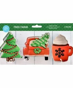 R&M International Cutters Tree Farm 3pc Cookie Cutter Set
