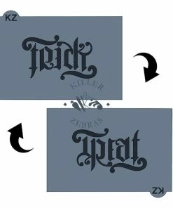 Killer Zebras Trick Or Treat KZ Stencil