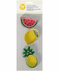 Wilton Tropical Fruit Party 3 Pc. Cookie Cutter Set