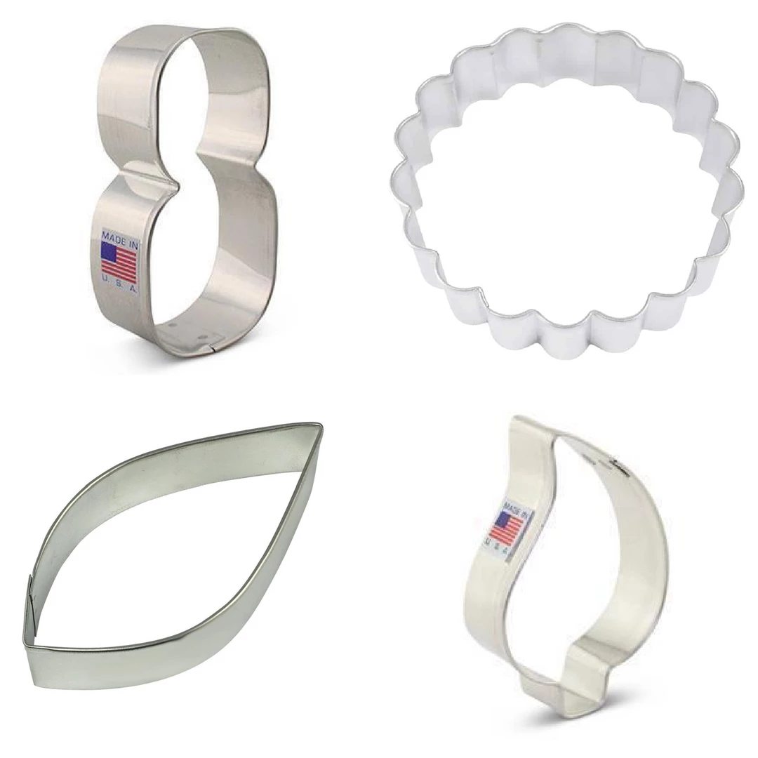 Ann Clark Turkey Platter Cookie Cutter Set Cutters 4 Ann Clark Turkey Platter Cookie Cutter Set Cutters