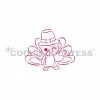 Cookie Countess Turkey With A Wink PYO Stencil Stencils 2 Cookie Countess Turkey With A Wink PYO Stencil Stencils