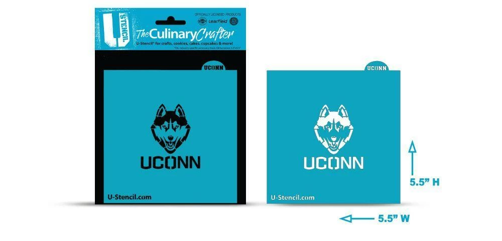 Cookie Countess Connecticut Husky UCONN College Stencil 3 Cookie Countess Connecticut Husky UCONN College Stencil