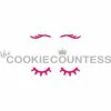 Cookie Countess Eyelashes Stencil Stencils