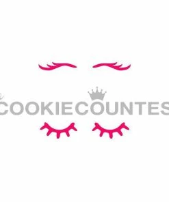 Cookie Countess Eyelashes Stencil Stencils