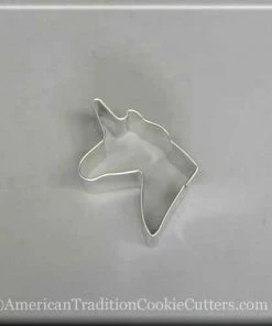American Tradition Unicorn Head New Mini Cookie Cutter