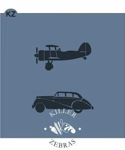 Killer Zebras Vintage Vehicles KZ Stencil Stencils