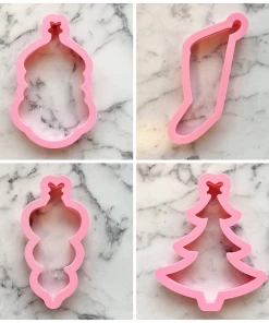 Flour Box Bakery Vintage Christmas Cookie Cutter Set Cutters