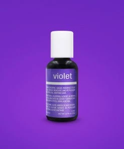 Linneas Violet .70oz Chefmaster LIQUA-GEL Supplies