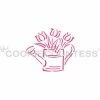 Cookie Countess Watering Can Tulip PYO Stencil Stencils