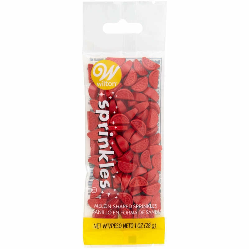 Wilton Red Watermelons SMALL Sprinkle Pouch Supplies 3 Wilton Red Watermelons SMALL Sprinkle Pouch Supplies