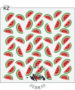Killer Zebras Watermelon 3pc KZ Stencil Stencils