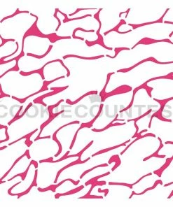 Cookie Countess Stencils Water Pattern Stencil