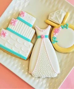 Ann Clark Here Comes The Bride Cookie Cutter Set