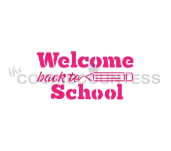 Cookie Countess Welcome Back To School Stencil By The Flour Box Stencils 3 Cookie Countess Welcome Back To School Stencil By The Flour Box Stencils