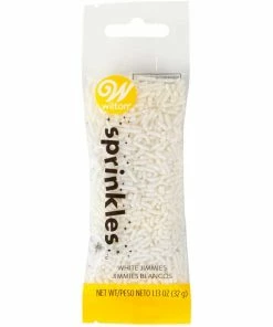 Wilton White Jimmies SMALL Sprinkle Pouch Supplies