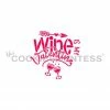 Wine Is My Valentine Stencil Cookie Countess Stencils