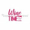 Cookie Countess Wine Time Stencil
