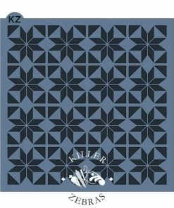 Killer Zebras Winter Quilt KZ Stencil