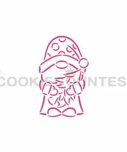 Cookie Countess Winter Gnome PYO/by Zee Will Draw Stencils