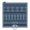 Killer Zebras Winter Fair Isle Sweater KZ Stencil