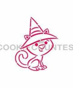 Cookie Countess Witchy Kitten DWC/PYO Stencil Stencils