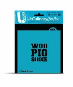 Cookie Countess Arkansas WOO PIG College Stencil Stencils
