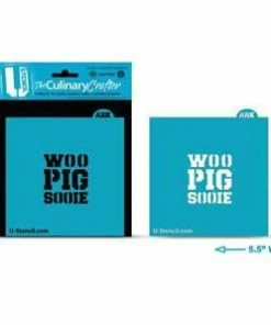 Cookie Countess Arkansas WOO PIG College Stencil Stencils