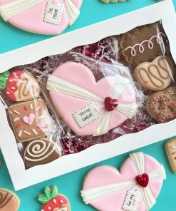 Flour Box Bakery Cutters Chocolate Heart Box Cookie Cutter Set